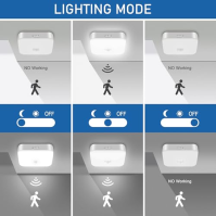 Toowell Stropní LED svítidlo na baterie s pohybovým senzorem 5000K Stropní lampa Stropní svítidlo s pohybovým senzorem Stropní s